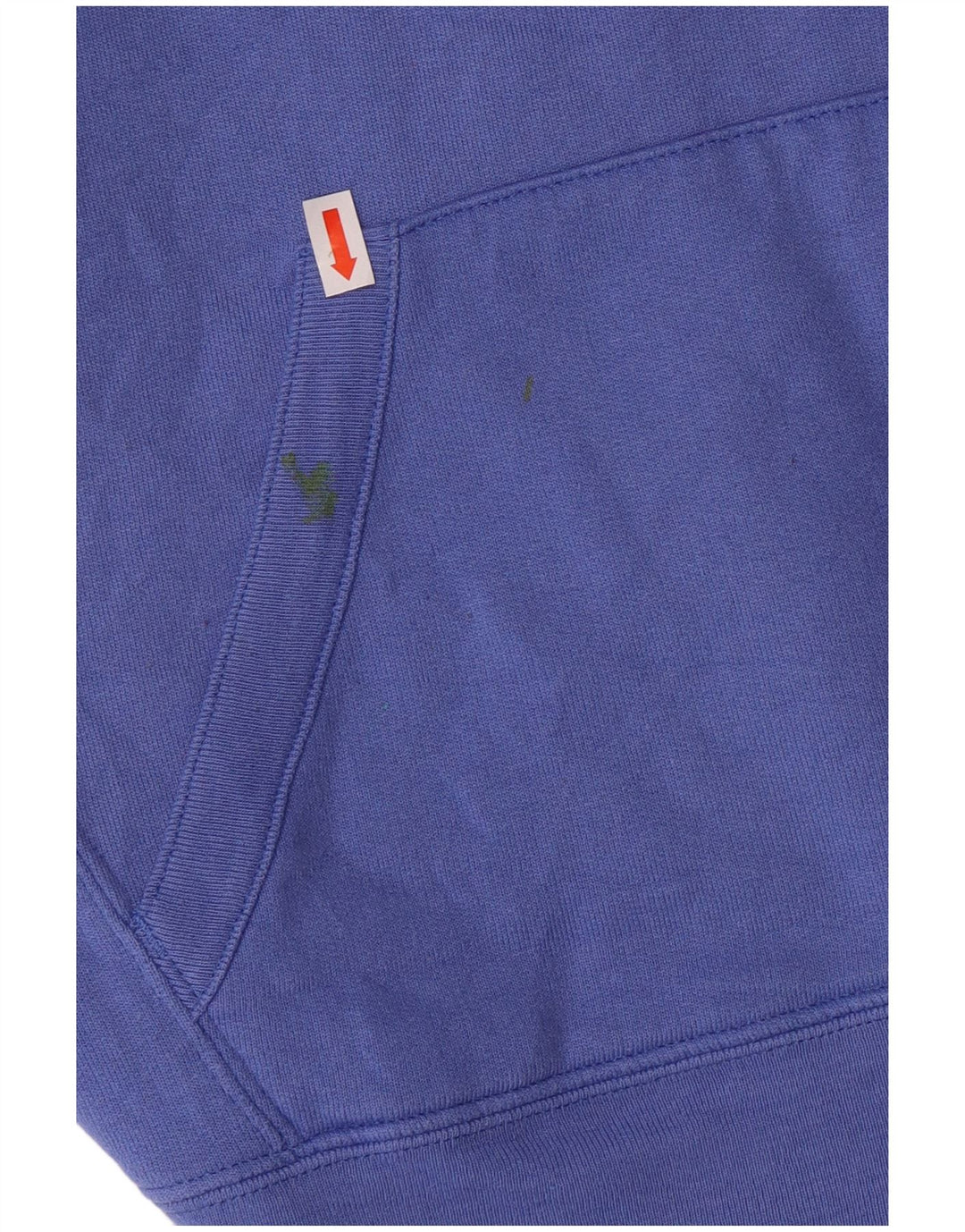 CHAMPION Womens Graphic Hoodie Jumper UK 10 Small Blue Polyester