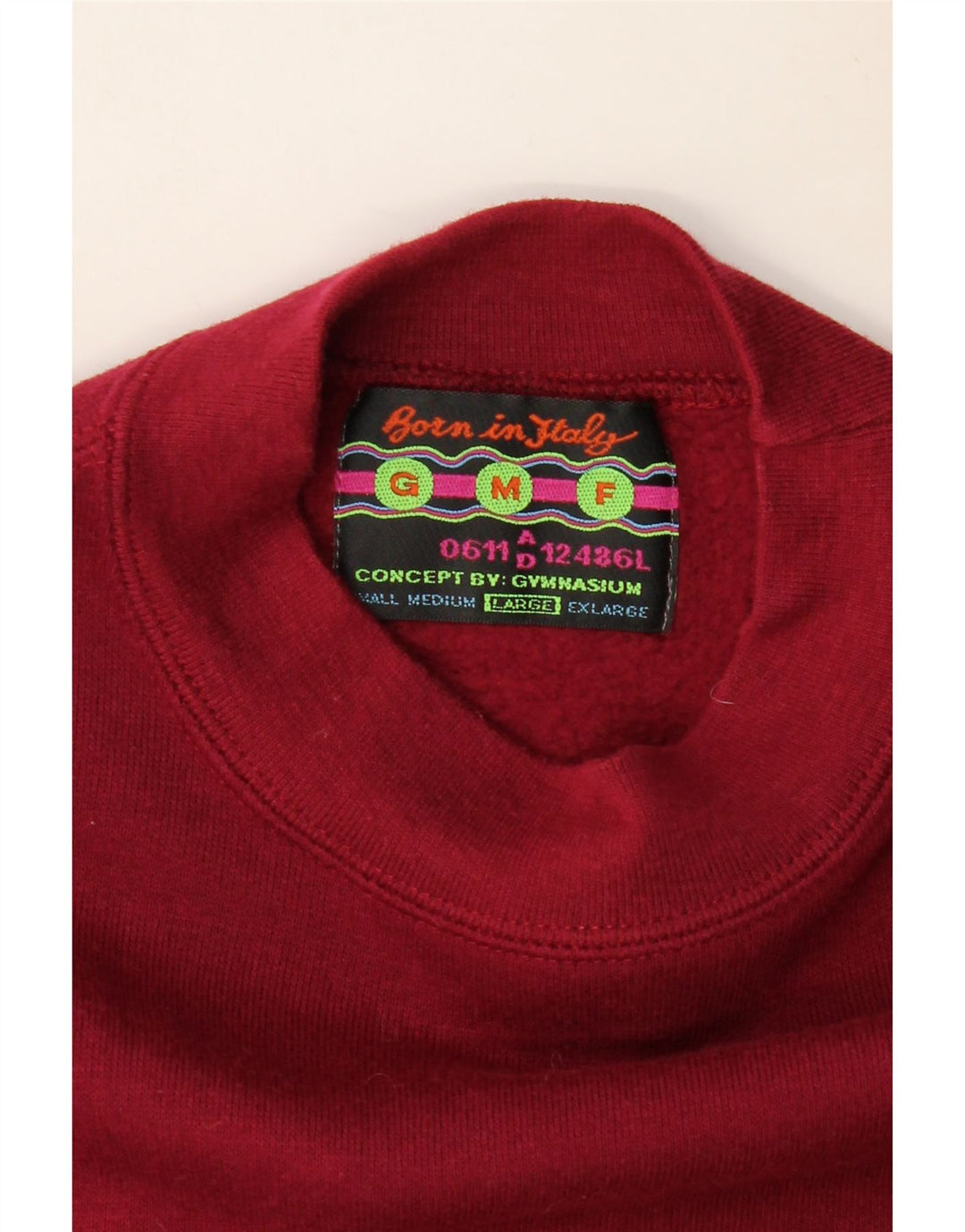 GYMNASIUM Muški džemper s grafičkim motivima Veliki tamnocrveni