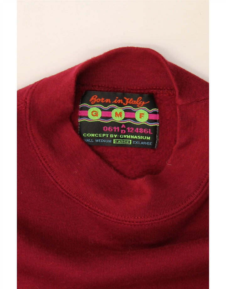 GYMNASIUM Muški džemper s grafičkim motivima Veliki tamnocrveni