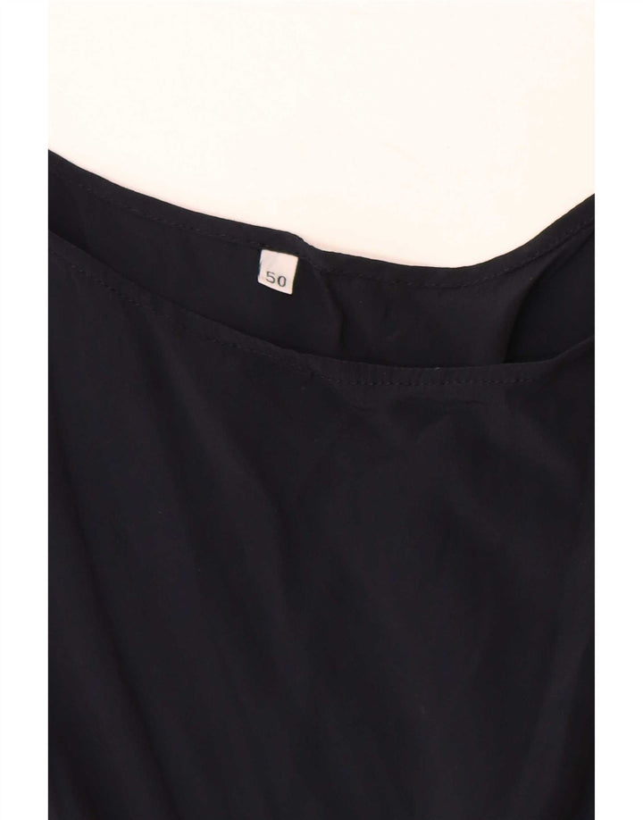 Vintage ženski prsluk IT 50 XL crni acetat