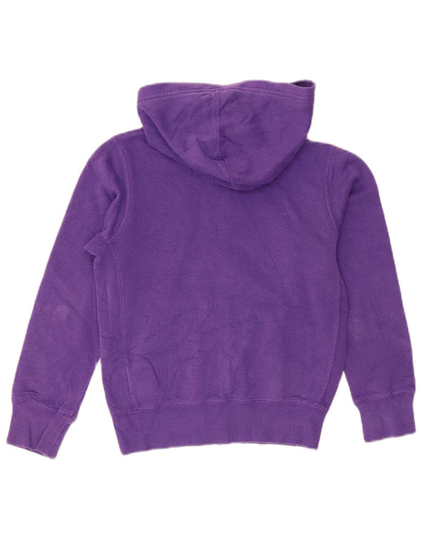 Nike Girls Graphic Zip Hoodie pulover 8-9 Years Mali ljubičasti pamuk