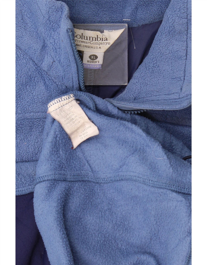 Prevelika ženska Columbia jakna od flisa UK 18 XL plavi poliester