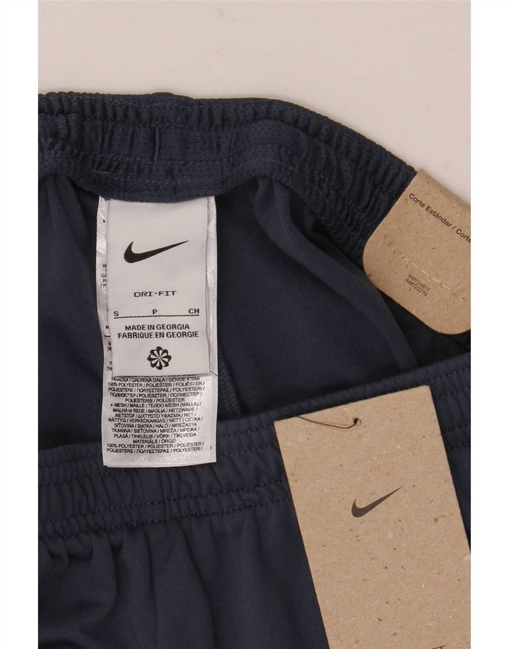 Nike muške Dri Fit hlače za trenirku Male tamnoplave poliesterske blokove