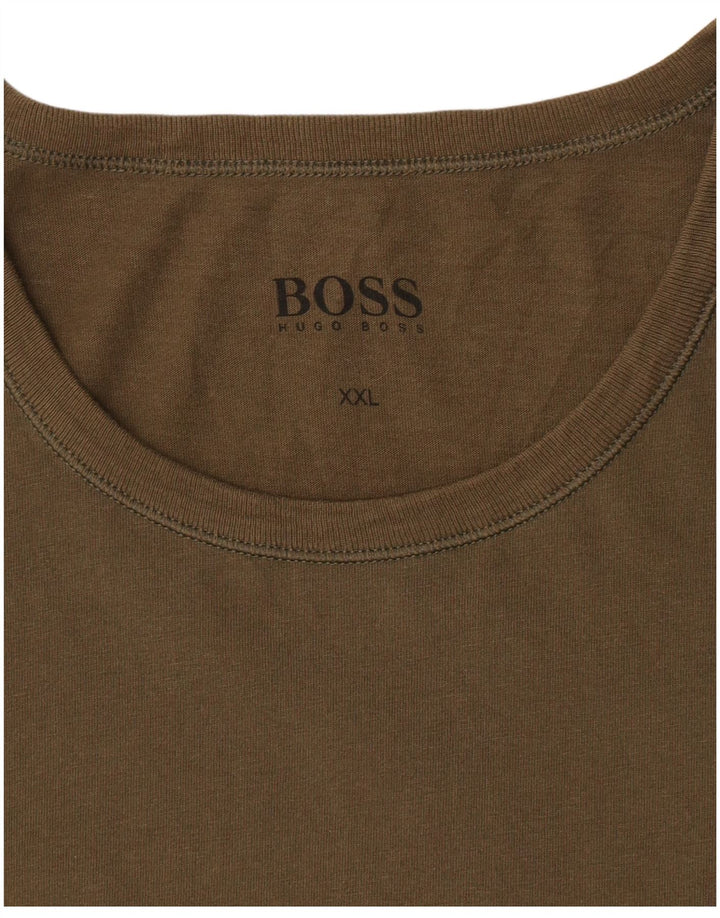 Muška majica kratkih rukava Hugo Boss 2XL kaki