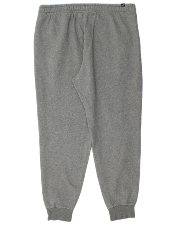 Puma muške trenirke Hlače Joggers XL sivi flekasti pamuk