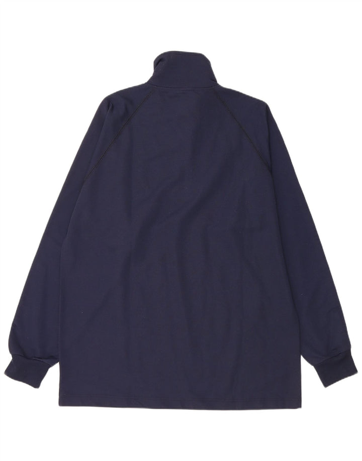 ASICS muška trenirka s grafičkim izrezom i srednjim izrezom, tamnoplava