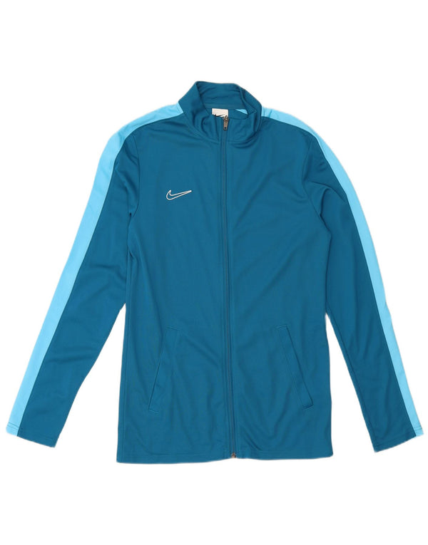 Nike muška uska trenirka, mala plava sportska jakna u boji