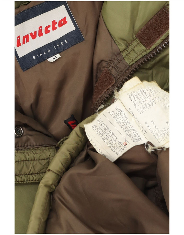 INVICTA muška široka podstavljena jakna UK 38 srednji kaki poliamid