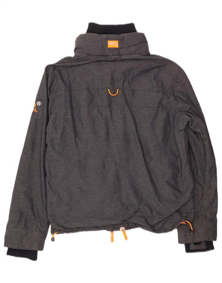 Superdry muška jakna vjetrovka UK 42 XL sivi najlon