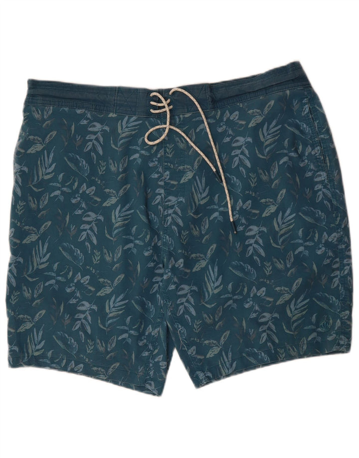 FAT FACE Muške kratke kupaće hlače XL plavi cvjetni poliester