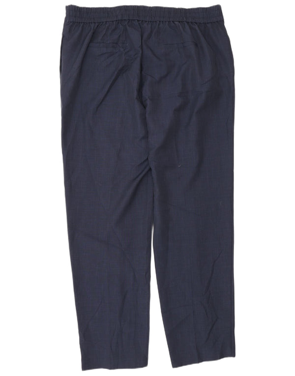 Marks & Spencer ženske ravne chino hlače UK 18 XL W36 L30 tamnoplave