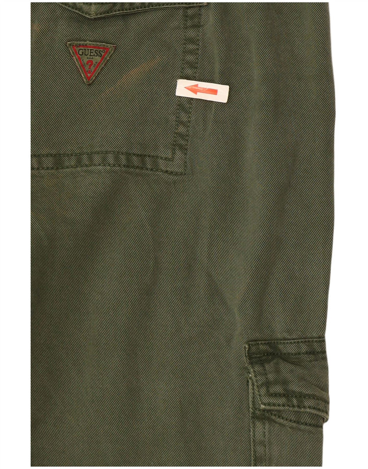 Guess Ženske Joggers Cargo Hlače W28 L29 Zelene