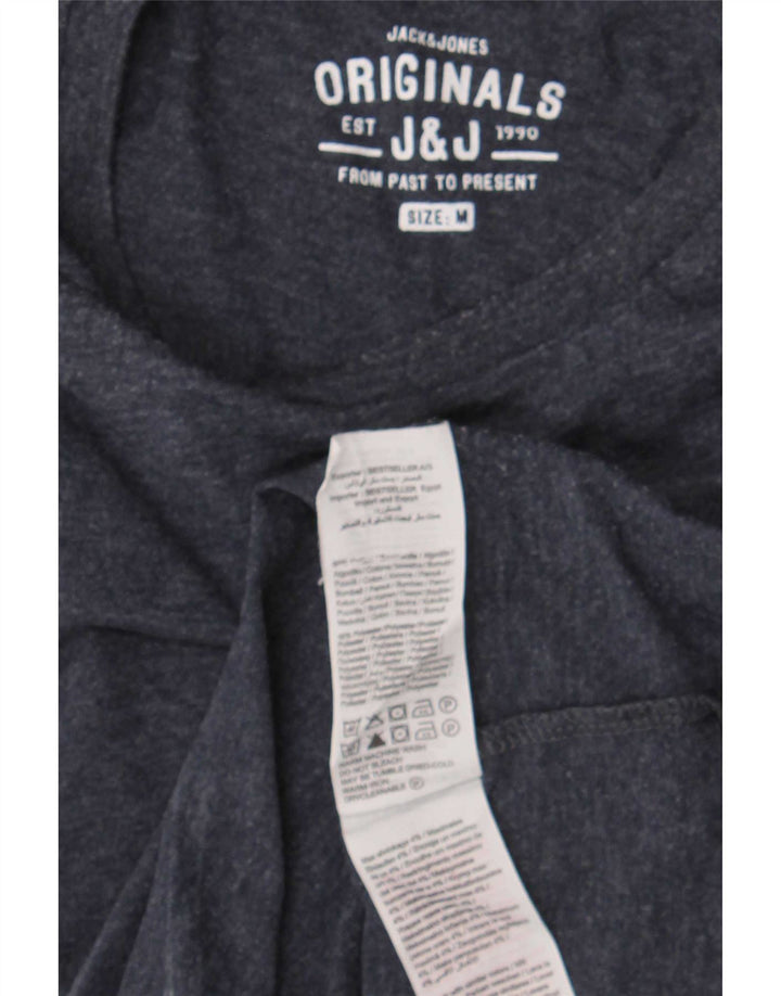 Jack & Jones muška majica kratkih rukava srednje tamnoplavi pamuk