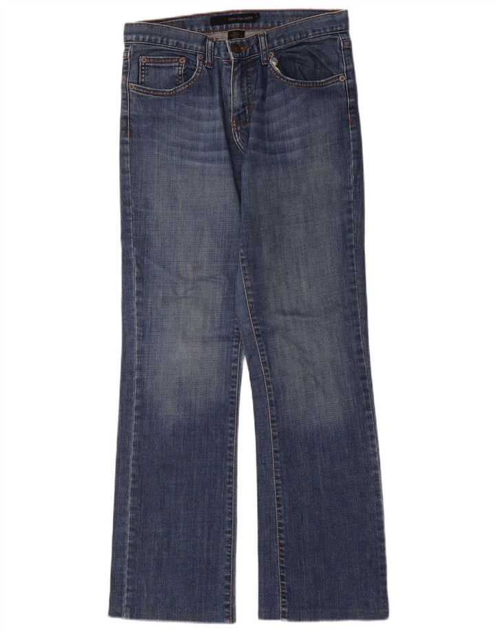 Ženske traperice Calvin Klein Bootcut US 6 srednje W32 L31 plavi pamuk