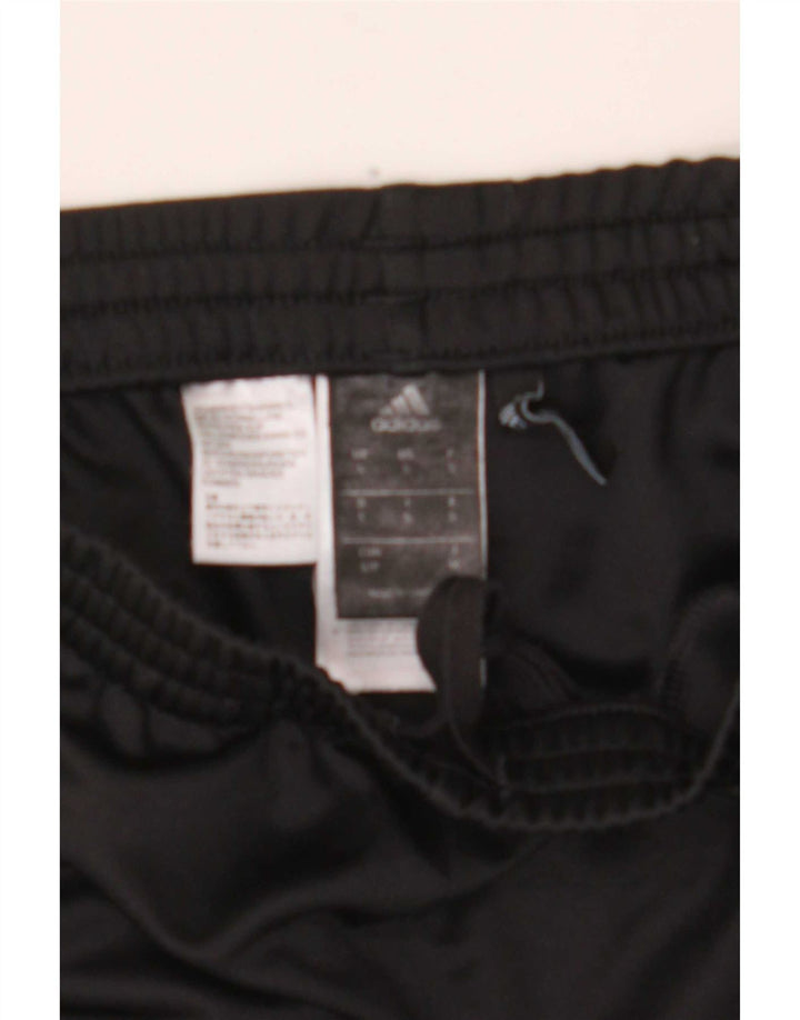 Adidas muške trenirke Climalite male crne poliesterske hlače