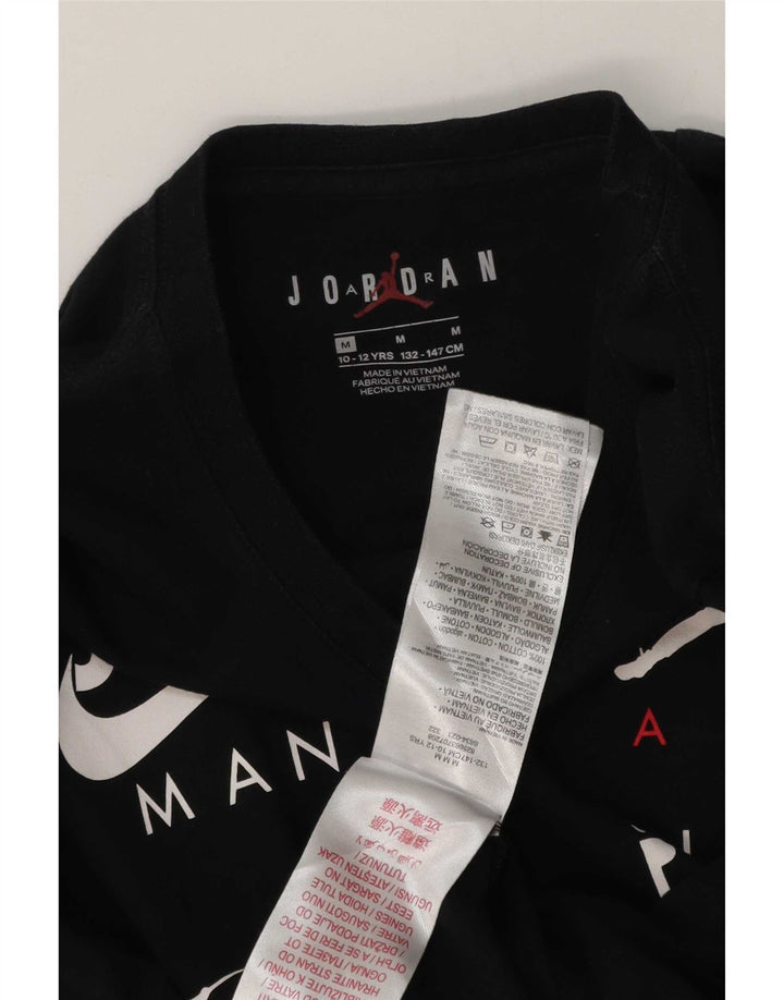Jordan Boys Graphic Majica dugih rukava 10-11 godina srednje crni pamuk