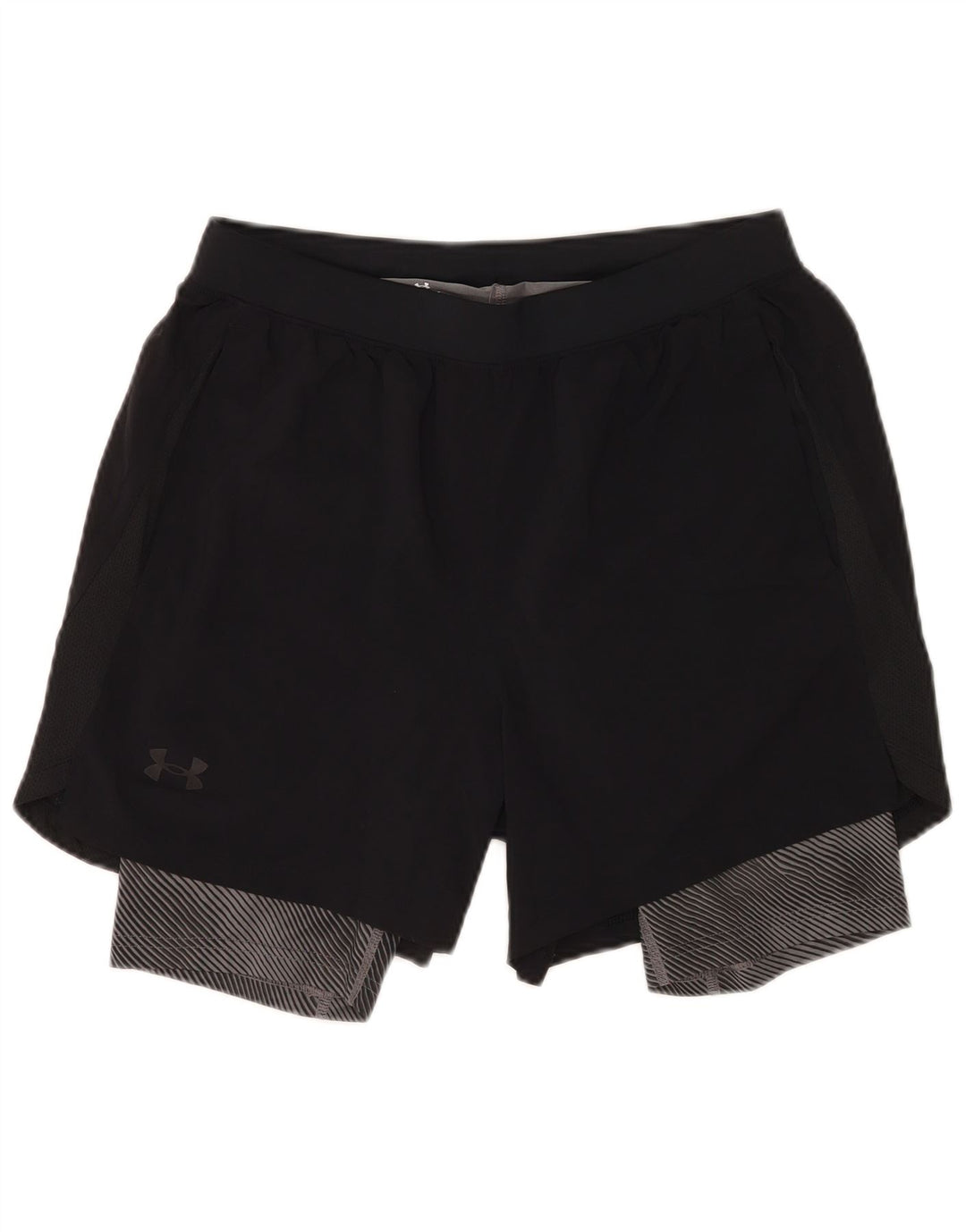 Under Armour muške kratke sportske kratke hlače s grafičkim dizajnom, velike crne
