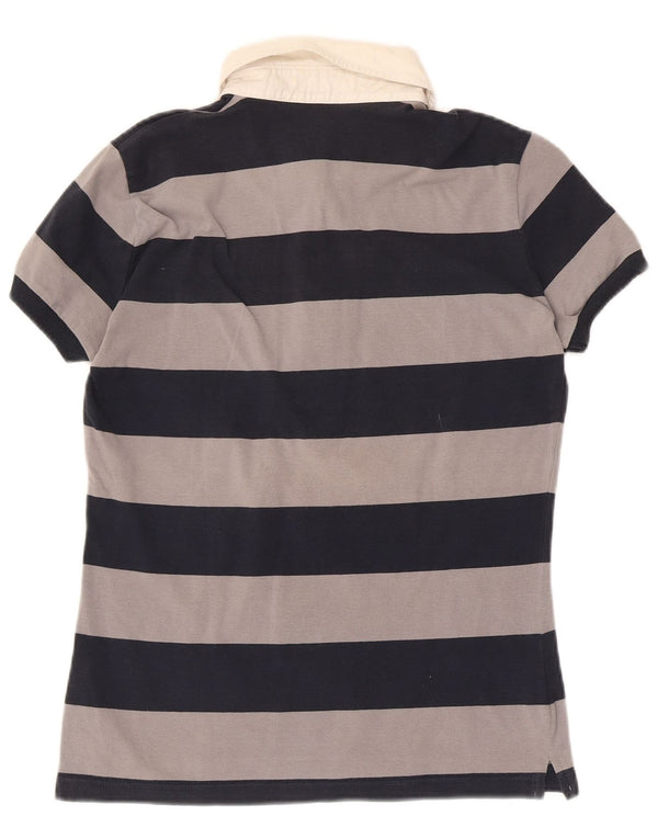 Ženska polo majica Henry Cottons IT 48 XL, sivi pamuk na pruge