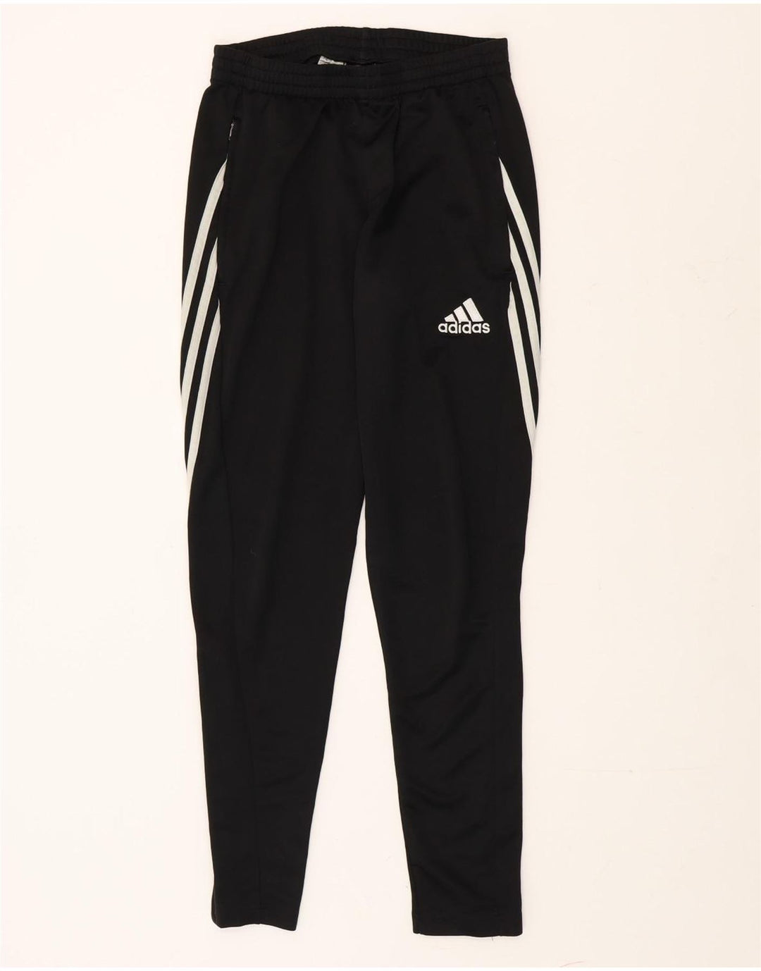 Adidas muške trenirke Climalite male crne poliesterske hlače