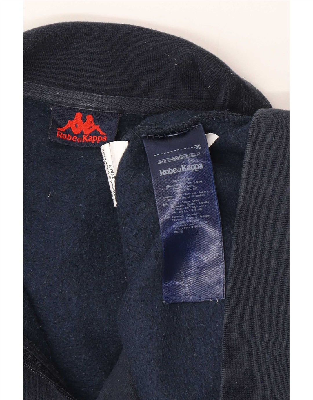 Kappa muška trenirka gornja jakna 2XL plavi pamuk