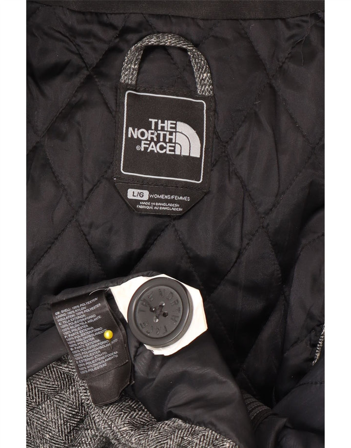 The North Face ženska bomber jakna s kapuljačom UK 16 velika siva riblja kost