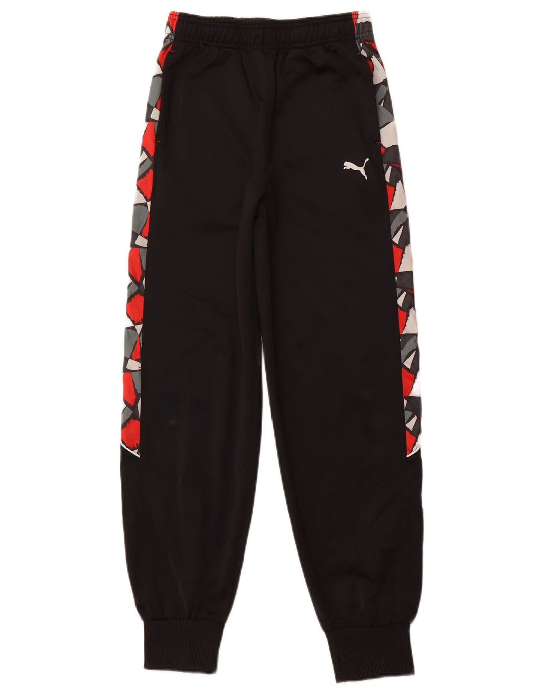 PUMA Trenirka Hlače Joggers 14-15 godina Large Black Geometric