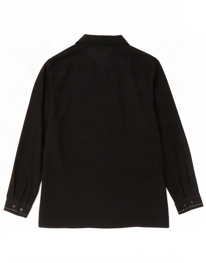 Marks & Spencer Ženska St. Michael Graphic Bluza košulja UK 14 Velika crna