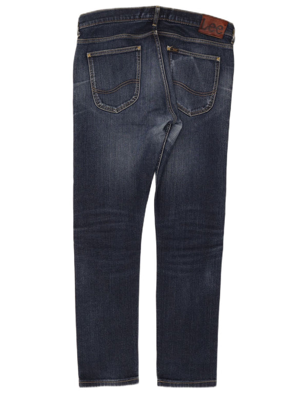 Lee Mens Luke Slim Jeans W34 L30 tamnoplavi pamuk