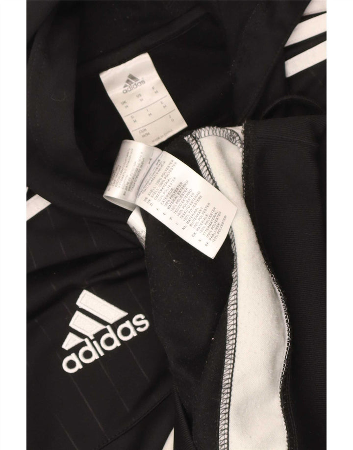 Adidas muška majica s kapuljačom s kapuljačom srednje crne boje, poliester