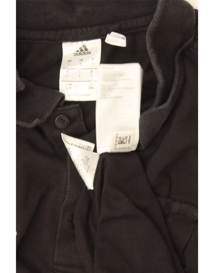 Adidas muška polo majica Climalite velika crna pamučna