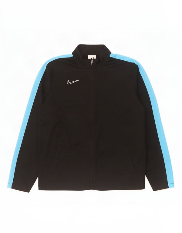 Nike Boys Dri Fit Trenirka Gornja jakna 13-14 godina XL Black Colourblock