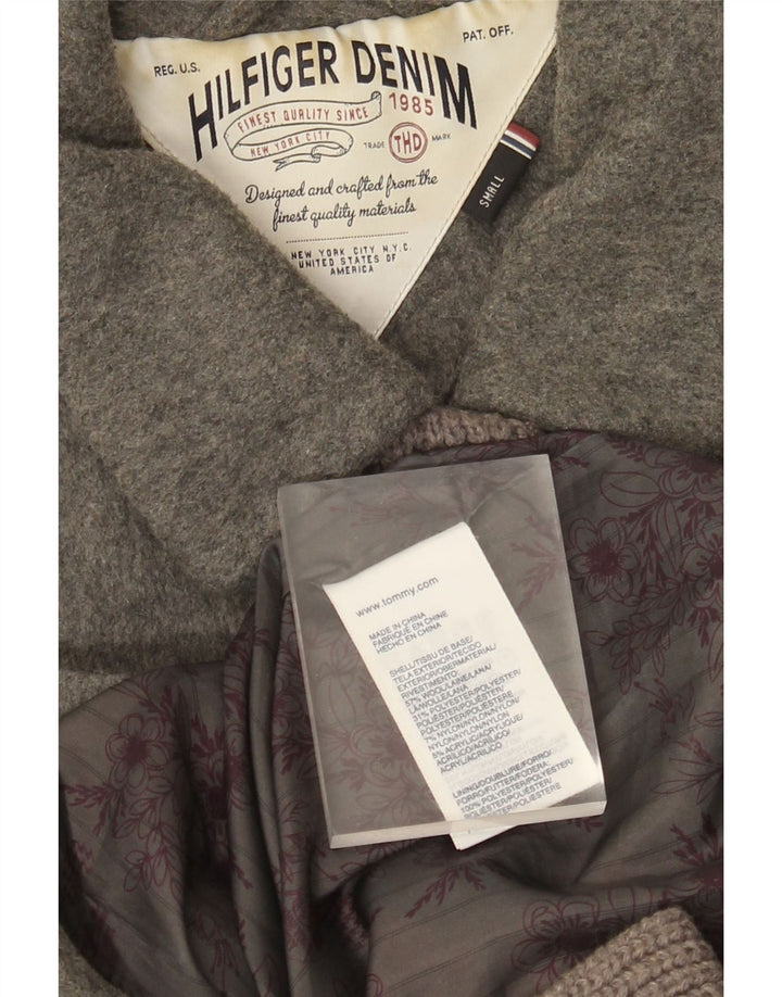 Tommy Hilfiger ženski gornji kaput UK 10 Mala siva vuna