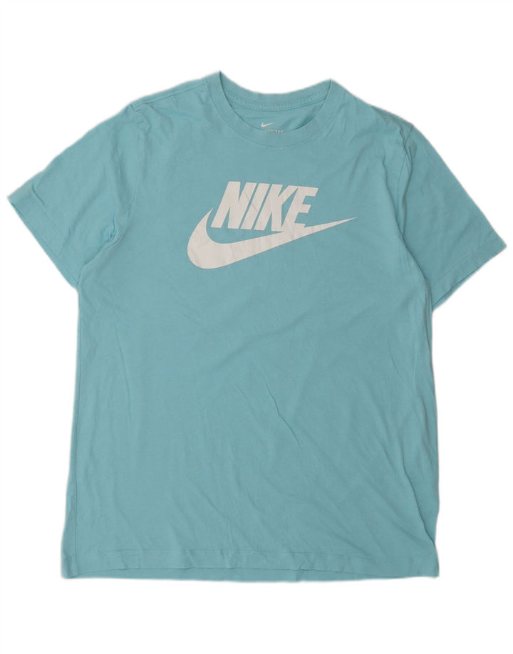 Nike Muška majica kratkih rukava Large Blue Cotton