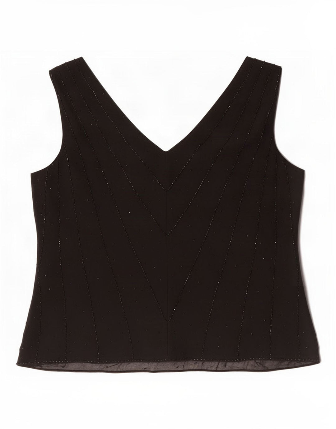 Marks & Spencer ženska majica bez rukava UK 20 2XL crna svila