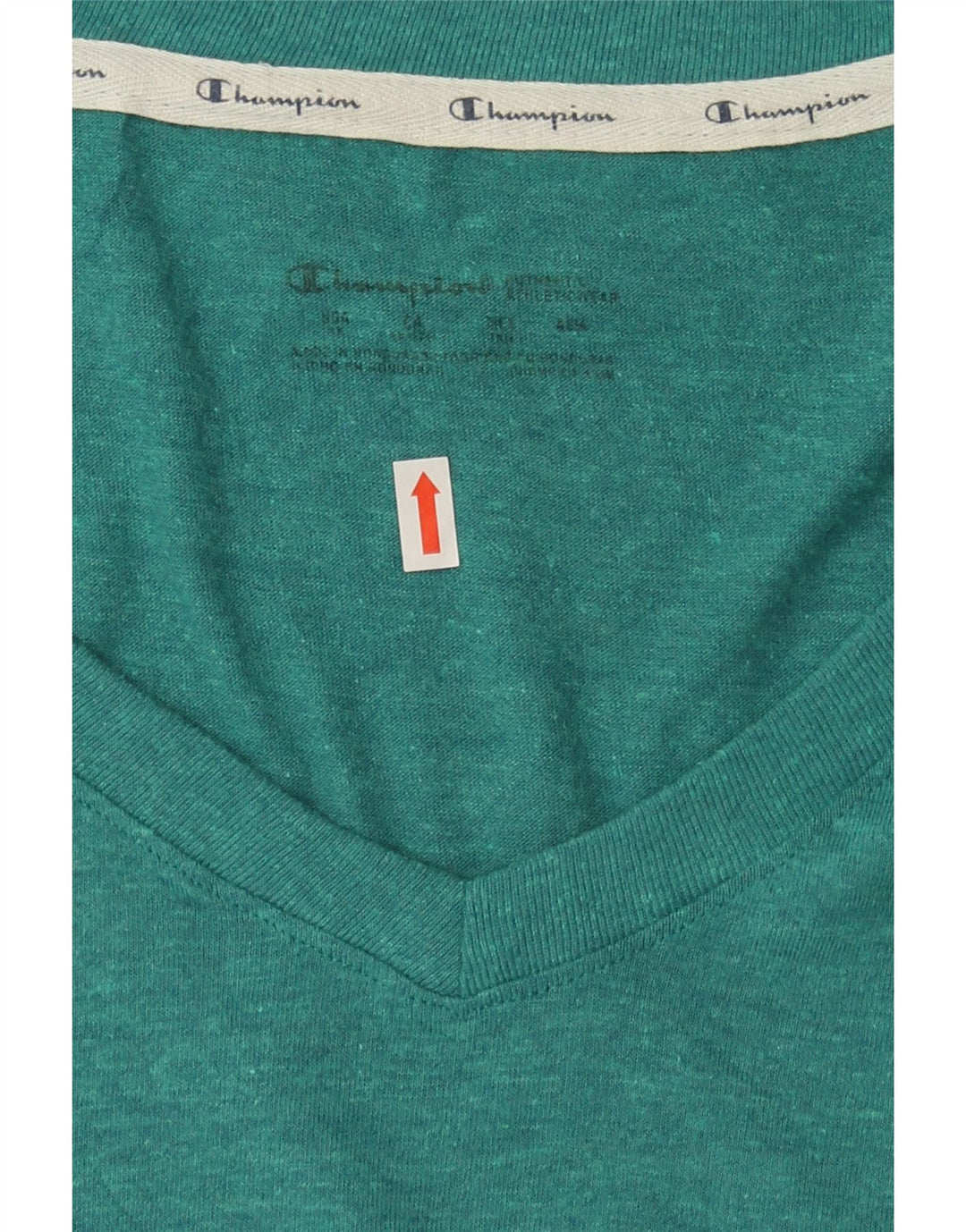 CHAMPION Womens T-Shirt Top UK 18 XL Turquoise Polyester Vintage Champion and Second-Hand Champion from Messina Hembry 