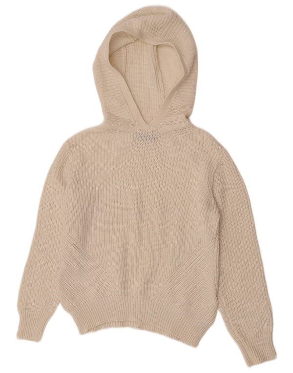 Marks & Spencer ženski džemper s kapuljačom UK 10 Small Off White