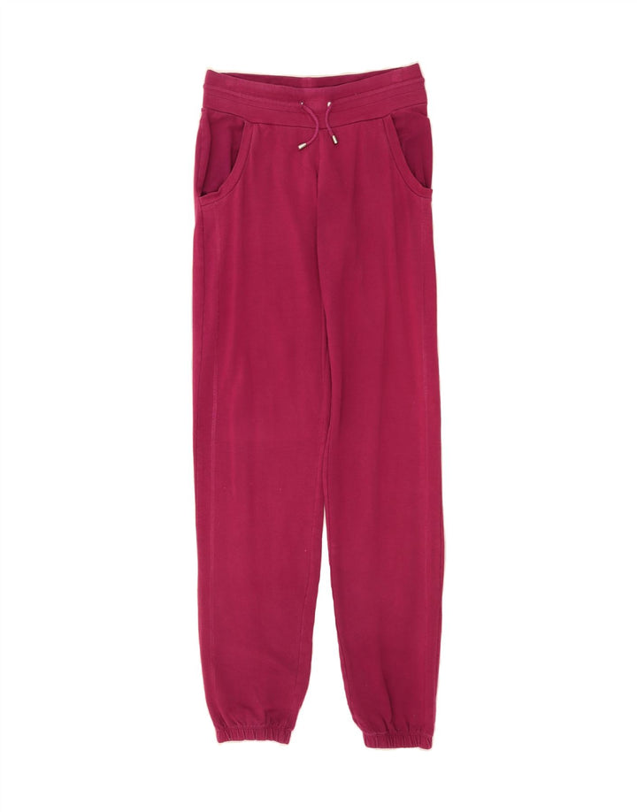ELLESSE Womens Tracksuit Trousers Joggers Medium  Pink Cotton Vintage Ellesse and Second-Hand Ellesse from Messina Hembry 