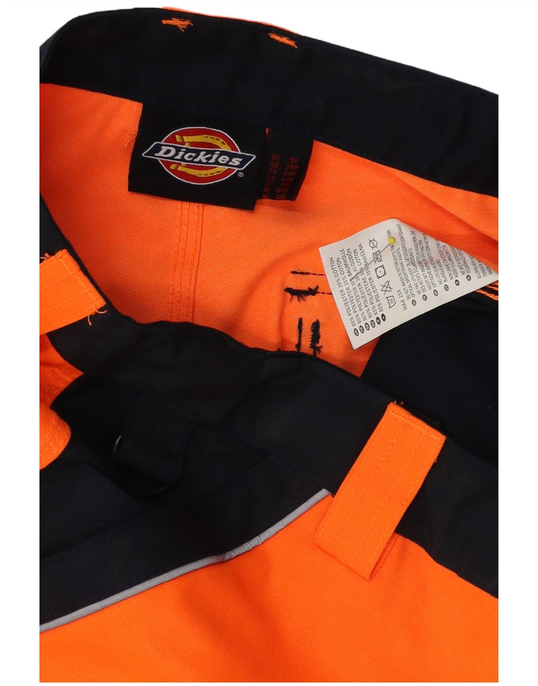 Dickies muška radna odjeća Hi-Vis Cargo kratke hlače W34 velike narančaste boje