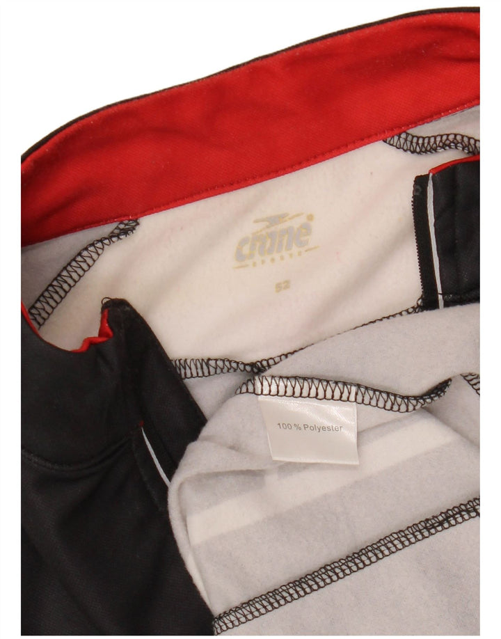 CRANE Muška majica s izrezom i trenirkom IT 52 Large Black Geometric