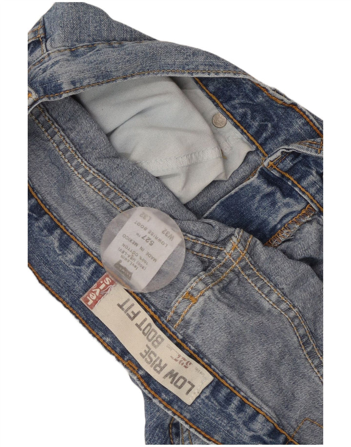 Levi's ženske 527 traperice niskog struka W32 L32 plavi pamuk