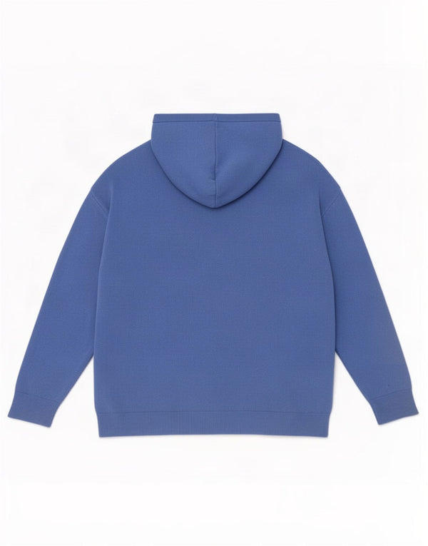 Marks & Spencer Womens Hooded Oversized Cardigan Sweater UK 18 XL Blue