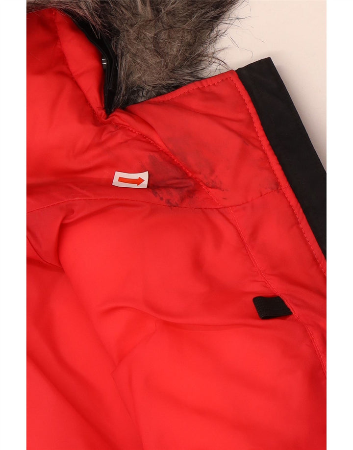 Columbia ženska podstavljena jakna s kapuljačom UK 18 XL crni poliester