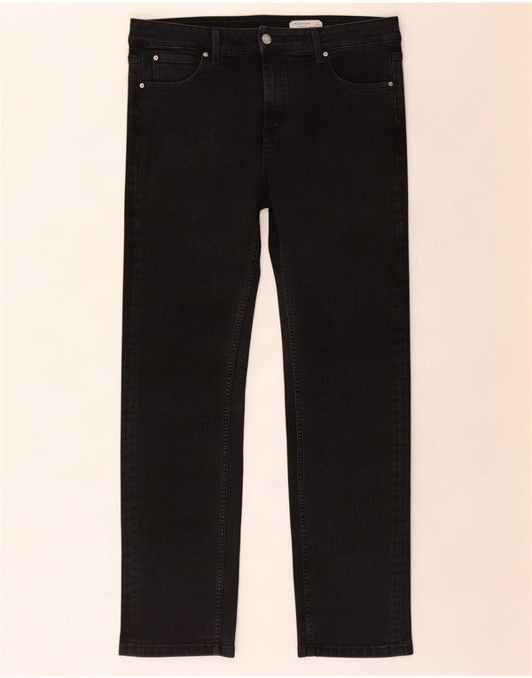 Marks & Spencer ženske ravne traperice Sienna UK 20 2XL W40 L27 crne