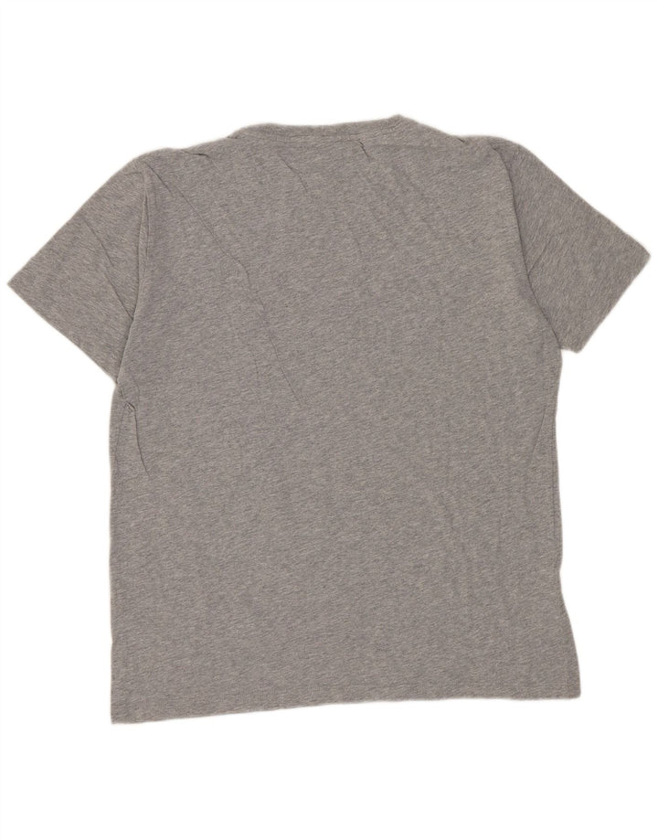 REPLAY Ženska grafička majica kratkih rukava UK 16 velika siva