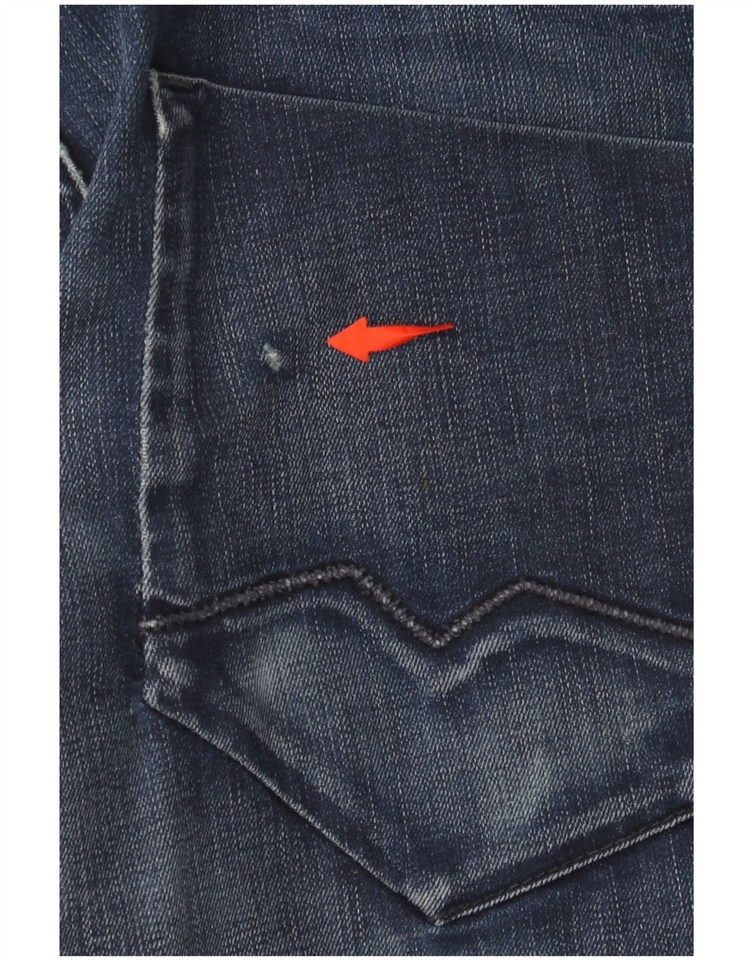 HUGO BOSS Muške ravne traperice W34 L32 tamnoplavi pamuk