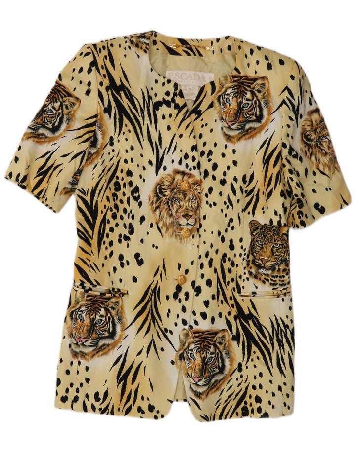 Escada ženski blejzer jakna kratkih rukava EU 38 srednje žuta dizajnerska