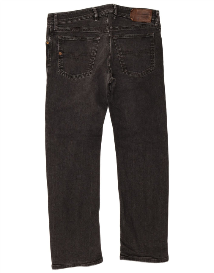 Diesel Mens Waykee Regular Straight Jeans W32 L30 Sivi pamuk