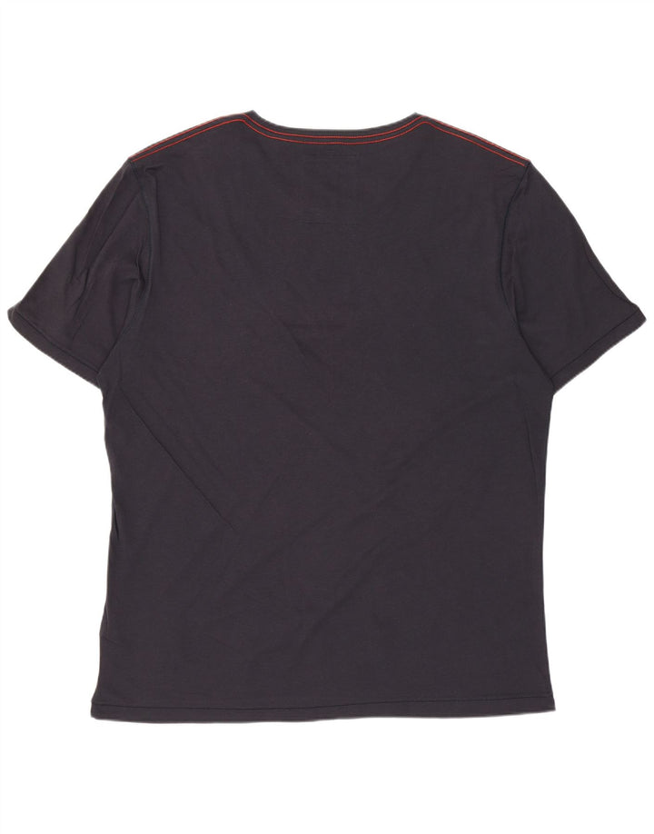 Ted Baker Muška grafička majica kratkih rukava Veličina 5 XL tamnoplavi pamuk