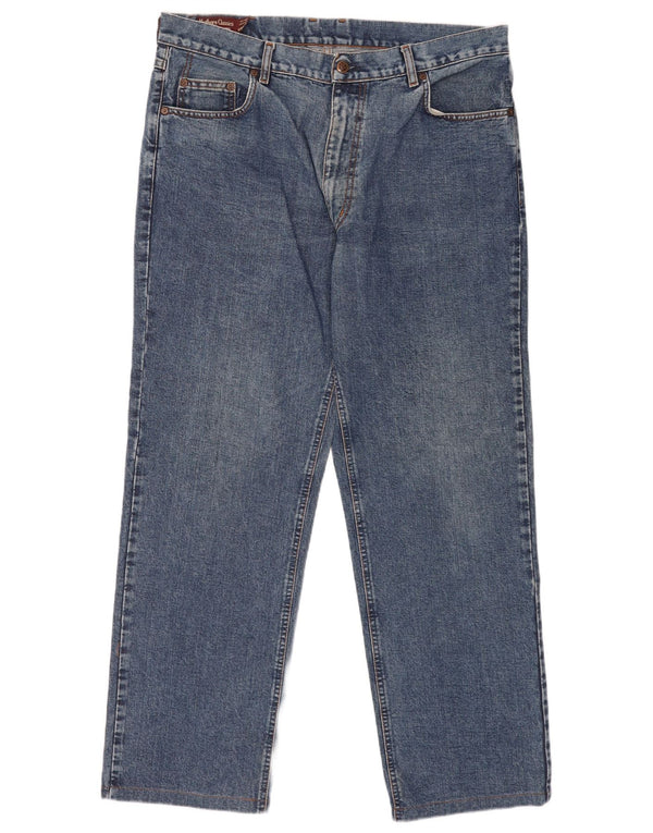 Marlboro Classics Mens Straight Jeans W38 L31 Plavi pamuk