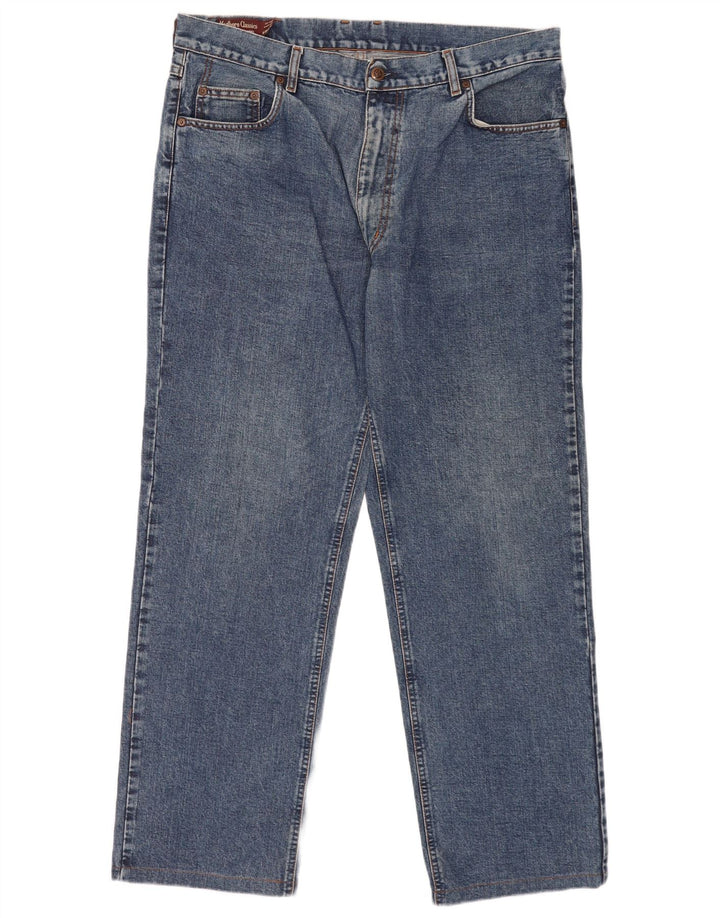 Marlboro Classics Mens Straight Jeans W38 L31 Plavi pamuk